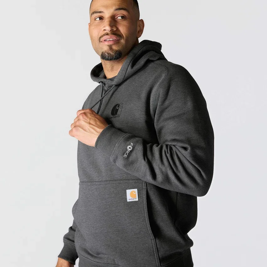 Erkek Force Nem Emici Logolu Kapüşonlu Sweatshirt