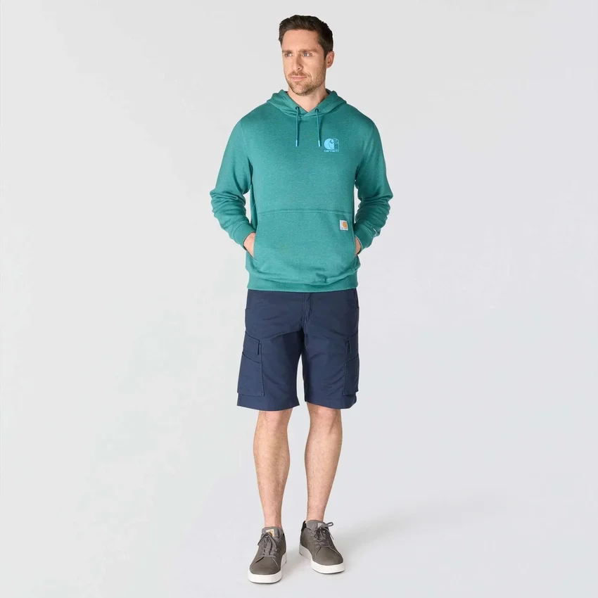 Erkek Force Nem Emici Logolu Kapüşonlu Sweatshirt