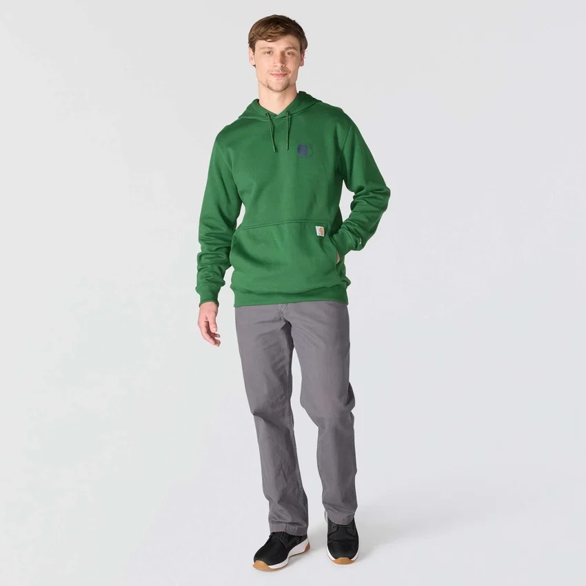 Erkek Force Nem Emici Logolu Kapüşonlu Sweatshirt