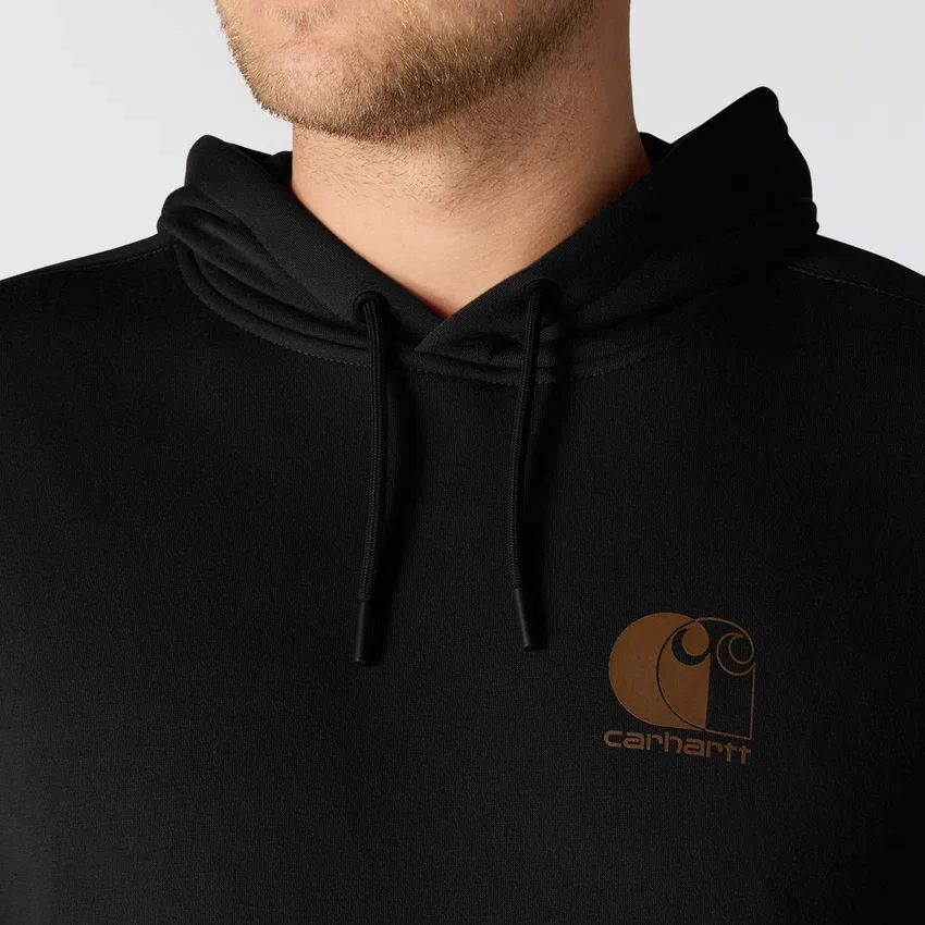 Erkek Force Nem Emici Logolu Kapüşonlu Sweatshirt
