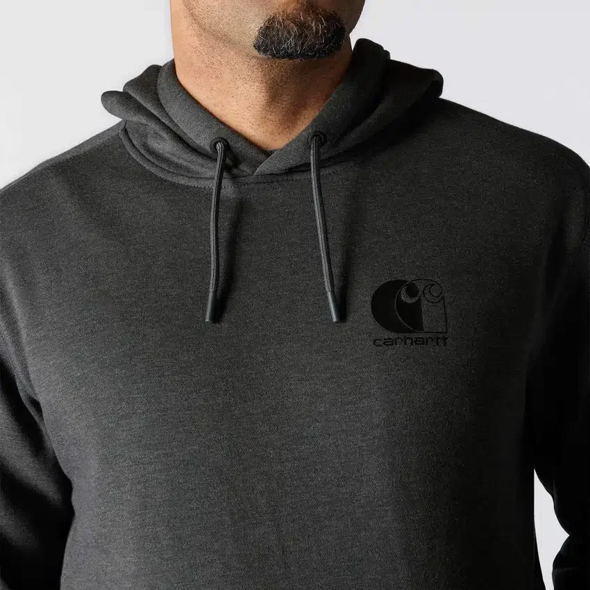 Erkek Force Nem Emici Logolu Kapüşonlu Sweatshirt