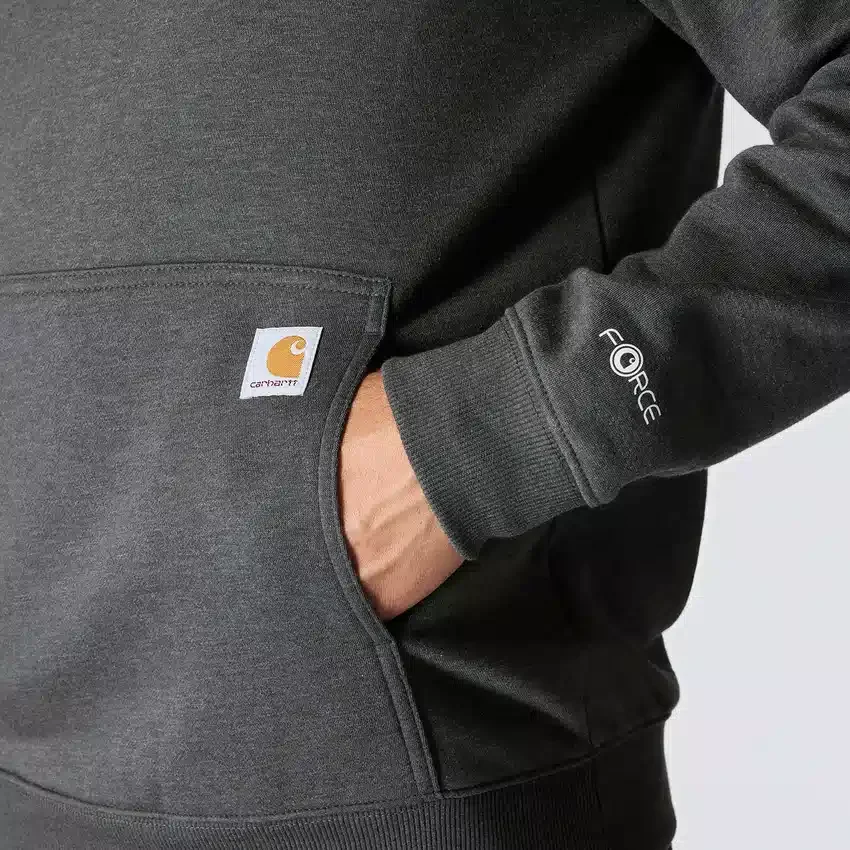 Erkek Force Nem Emici Logolu Kapüşonlu Sweatshirt