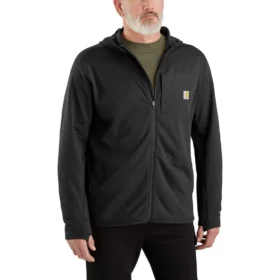Erkek Force Polar Astarlı Nem Emici Fermuarlı Kapüşonlu Sweatshirt