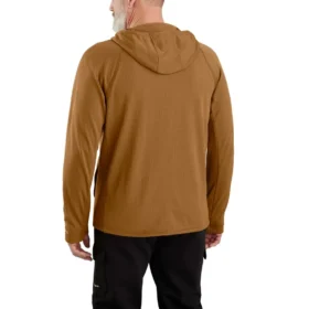 Erkek Force Polar Astarlı Nem Emici Fermuarlı Kapüşonlu Sweatshirt