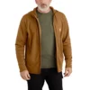 Erkek Force Polar Astarlı Nem Emici Fermuarlı Kapüşonlu Sweatshirt