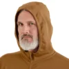 Erkek Force Polar Astarlı Nem Emici Fermuarlı Kapüşonlu Sweatshirt