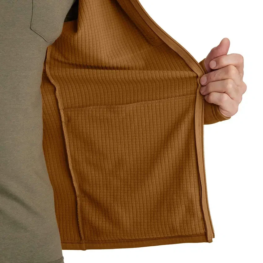 Erkek Force Polar Astarlı Nem Emici Fermuarlı Kapüşonlu Sweatshirt