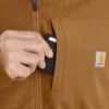 Erkek Force Polar Astarlı Nem Emici Fermuarlı Kapüşonlu Sweatshirt