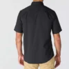 Erkek Force Sun Defender™ Chambray Bol Kesim Kısa Kolluklu Gömlek - Güneş Koruyucu Gömlekler