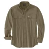 Erkek Force Sun Defender™ Chambray Bol Kesim Uzun Kolluklu Gömlek - Güneş Koruyucu Gömlekler