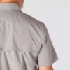 Erkek Force Sun Defender™ Dokuma Bol Kesim Kısa Kolluklu Gömlek - Güneş Koruyucu Gömlekler