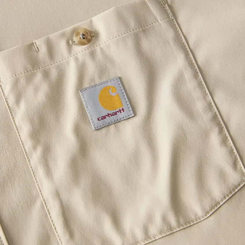 Erkek Force Sun Defender™ Dokuma Bol Kesim Kısa Kolluklu Gömlek - Güneş Koruyucu Gömlekler