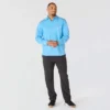 Erkek Force Sun Defender™ Dokuma Bol Kesim Uzun Kolluklu Gömlek - Güneş Koruyucu Gömlekler
