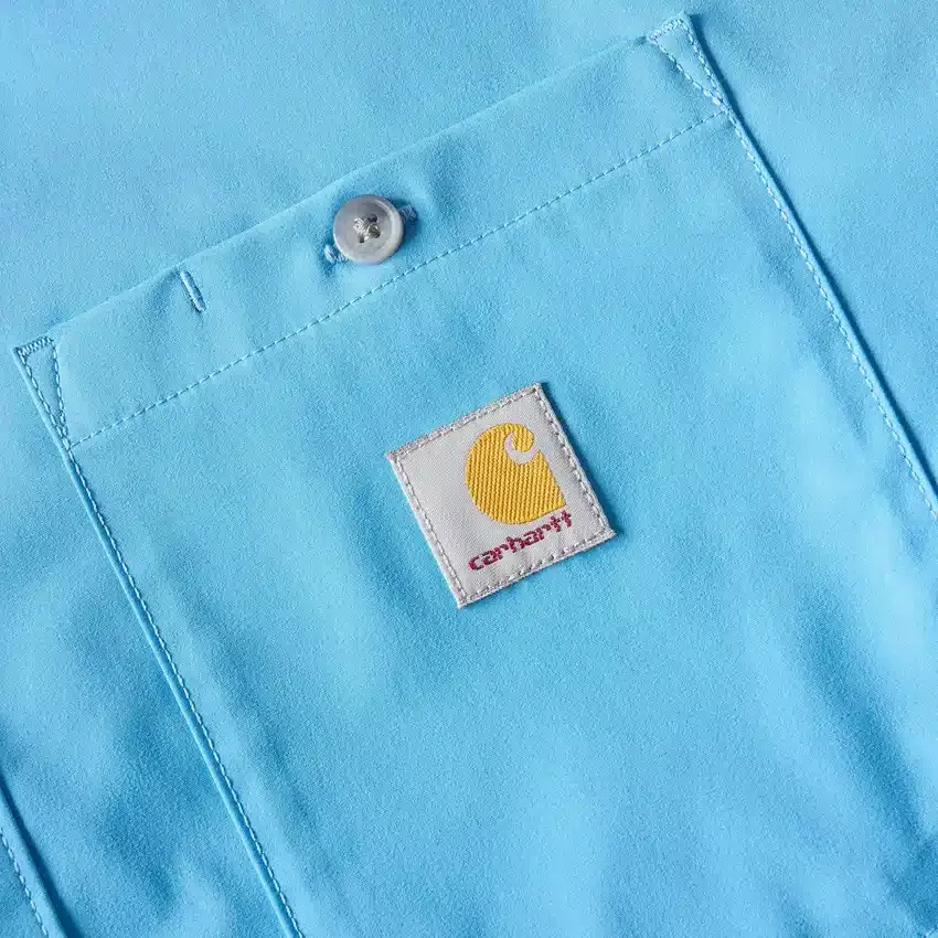 Erkek Force Sun Defender™ Dokuma Bol Kesim Uzun Kolluklu Gömlek - Güneş Koruyucu Gömlekler