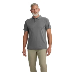 Erkek Force Sun Defender™ Gevşek Kesim Logolu Polo Gömlek - Güneş Koruyucu Gömlekler