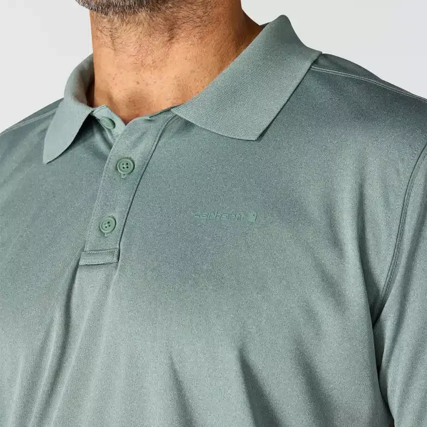 Erkek Force Sun Defender™ Gevşek Kesim Logolu Polo Gömlek - Güneş Koruyucu Gömlekler