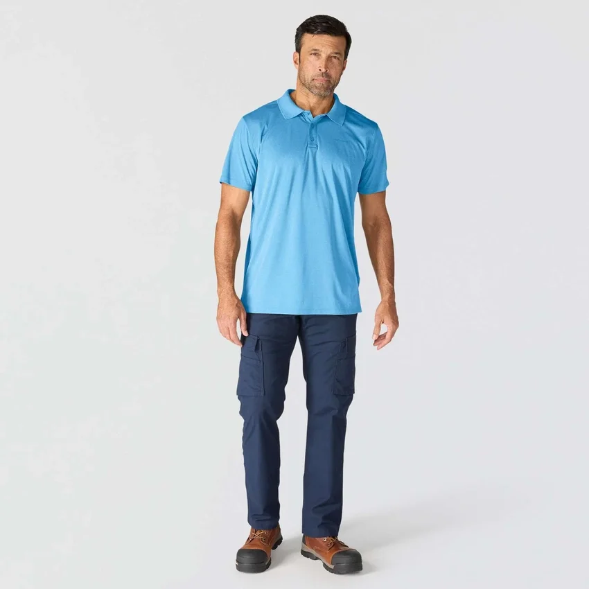 Erkek Force Sun Defender™ Gevşek Kesim Logolu Polo Gömlek - Güneş Koruyucu Gömlekler
