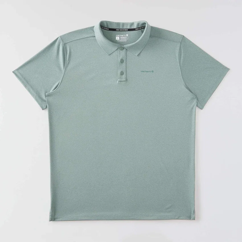 Erkek Force Sun Defender™ Gevşek Kesim Logolu Polo Gömlek - Güneş Koruyucu Gömlekler