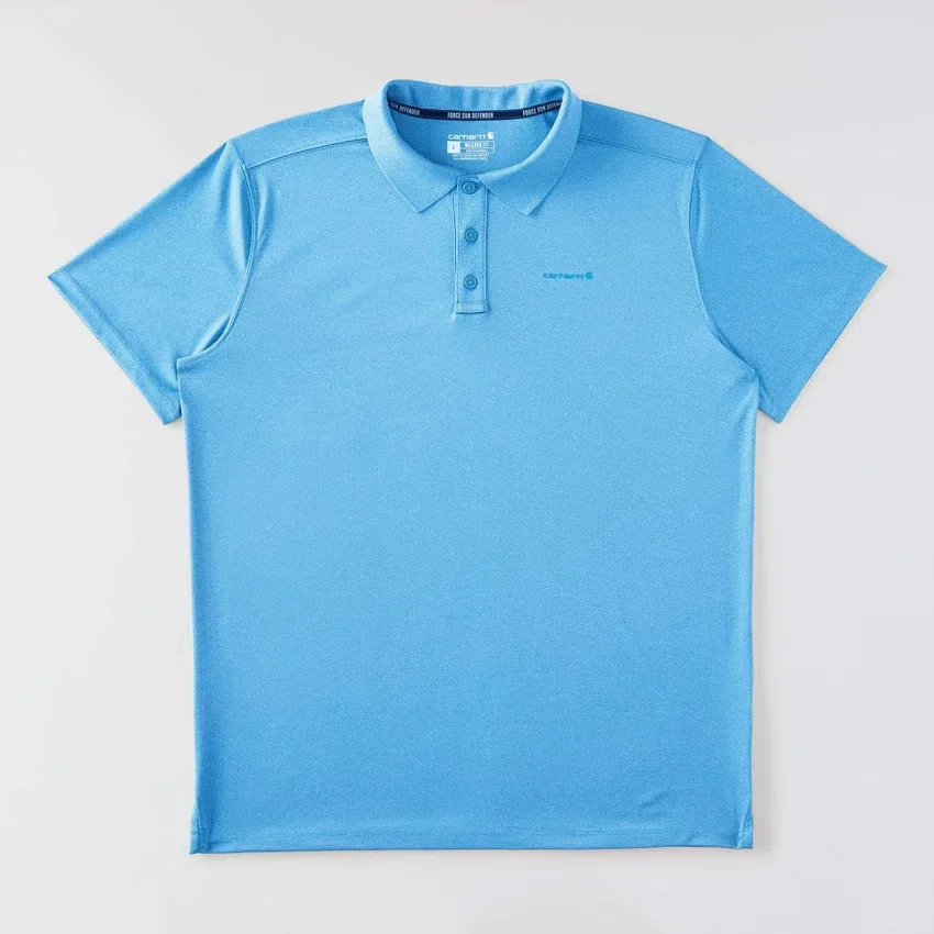 Erkek Force Sun Defender™ Gevşek Kesim Logolu Polo Gömlek - Güneş Koruyucu Gömlekler