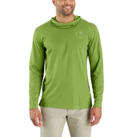 Erkek Force Sun Defender UPF 50+ Hafif Uzun Kolluklu Nem Emici Kapüşonlu Sweatshirt - Güneş Koruyucu Kapüşonlu Sweatshirtler