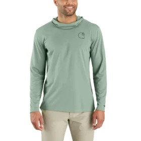 Erkek Force Sun Defender UPF 50+ Hafif Uzun Kolluklu Nem Emici Kapüşonlu Sweatshirt - Güneş Koruyucu Kapüşonlu Sweatshirtler