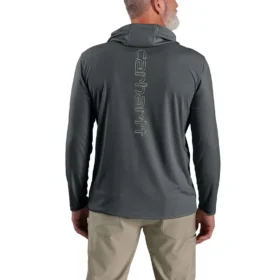 Erkek Force Sun Defender UPF 50+ Hafif Uzun Kolluklu Nem Emici Kapüşonlu Sweatshirt – Güneş Koruyucu Kapüşonlu Sweatshirtler