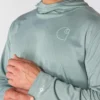 Erkek Force Sun Defender UPF 50+ Hafif Uzun Kolluklu Nem Emici Kapüşonlu Sweatshirt - Güneş Koruyucu Kapüşonlu Sweatshirtler