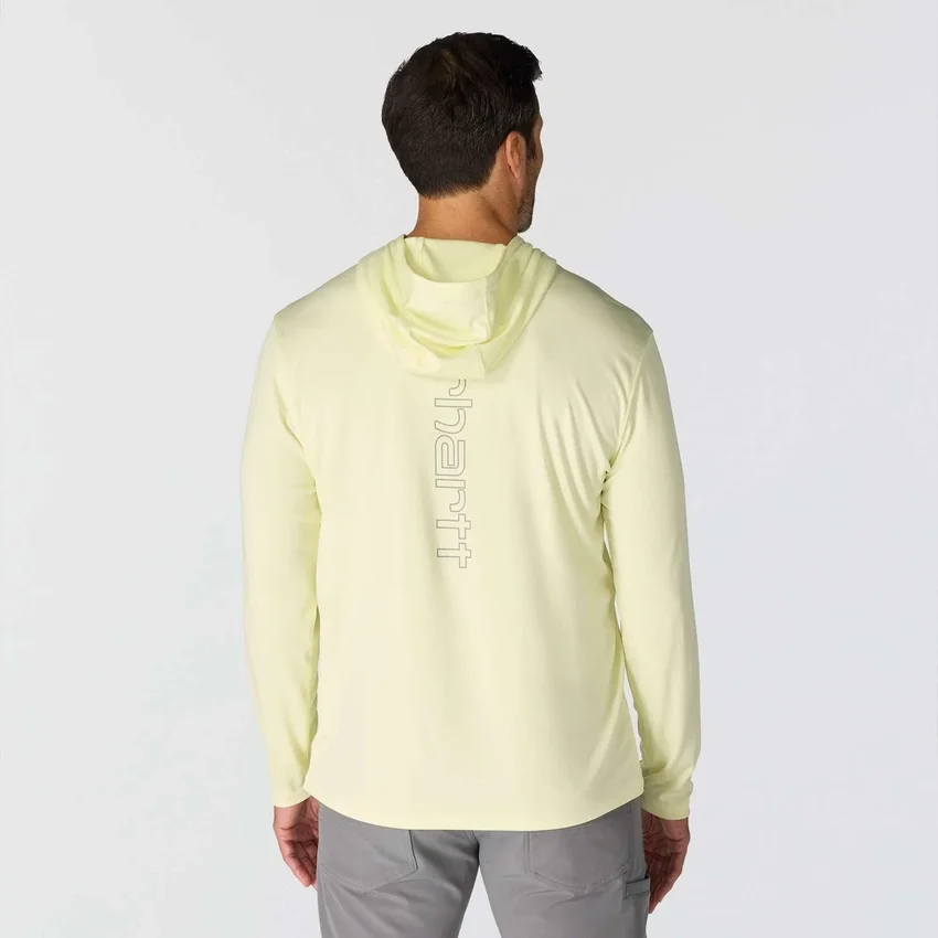 Erkek Force Sun Defender UPF 50+ Hafif Uzun Kolluklu Nem Emici Kapüşonlu Sweatshirt - Güneş Koruyucu Kapüşonlu Sweatshirtler