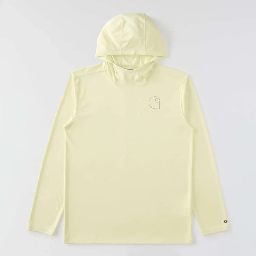 Erkek Force Sun Defender UPF 50+ Hafif Uzun Kolluklu Nem Emici Kapüşonlu Sweatshirt - Güneş Koruyucu Kapüşonlu Sweatshirtler