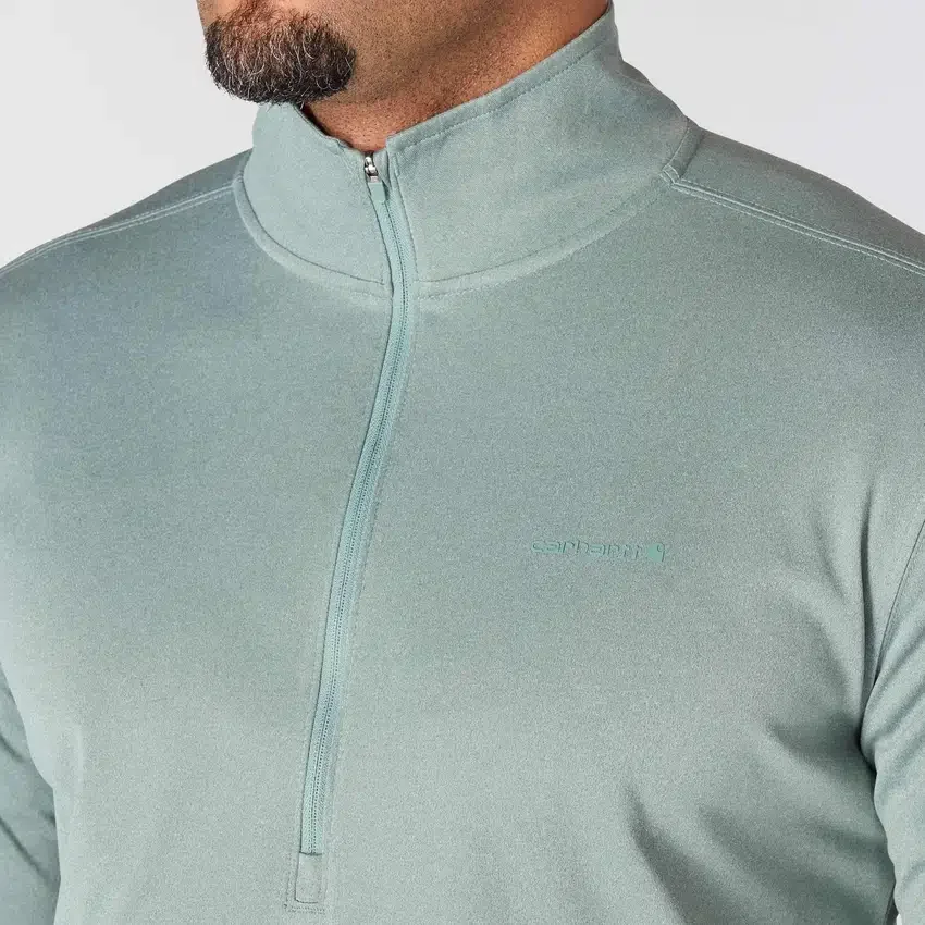 Erkek Force Sun Defender UPF 50+ Nem Emici Yarım Fermuarlı Kazak - Güneş Koruyucu Gömlekler