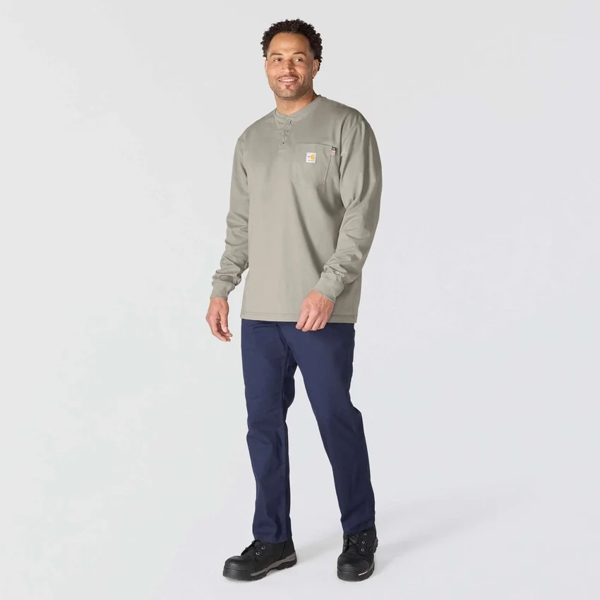 Erkek Fr Force Dearborn Bol Kesim Uzun Kolluklu Henley