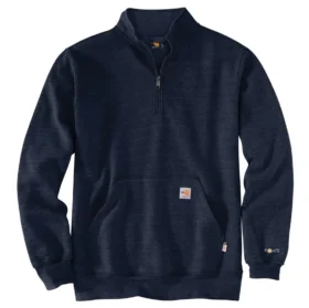 Erkek FR Force Marquette Çeyrek Fermuarlı Sweatshirt - Alev Dirençli Sweatshirt'ler