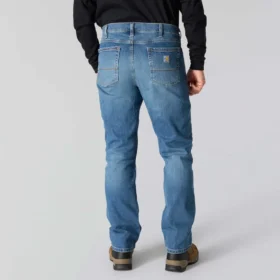 Erkek FR Geniş Kesim Düz Paça Rugged Flex™ Kot – Alev Dirençli Kot