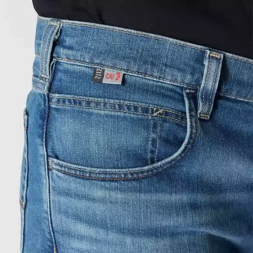 Erkek FR Geniş Kesim Düz Paça Rugged Flex™ Kot - Alev Dirençli Kot