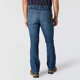 Erkek FR Gevşek Kesim Bootcut Rugged Flex Ateşe Dayanıklı İş Kot Pantolonu