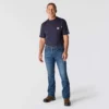 Erkek FR Gevşek Kesim Bootcut Rugged Flex Ateşe Dayanıklı İş Kot Pantolonu