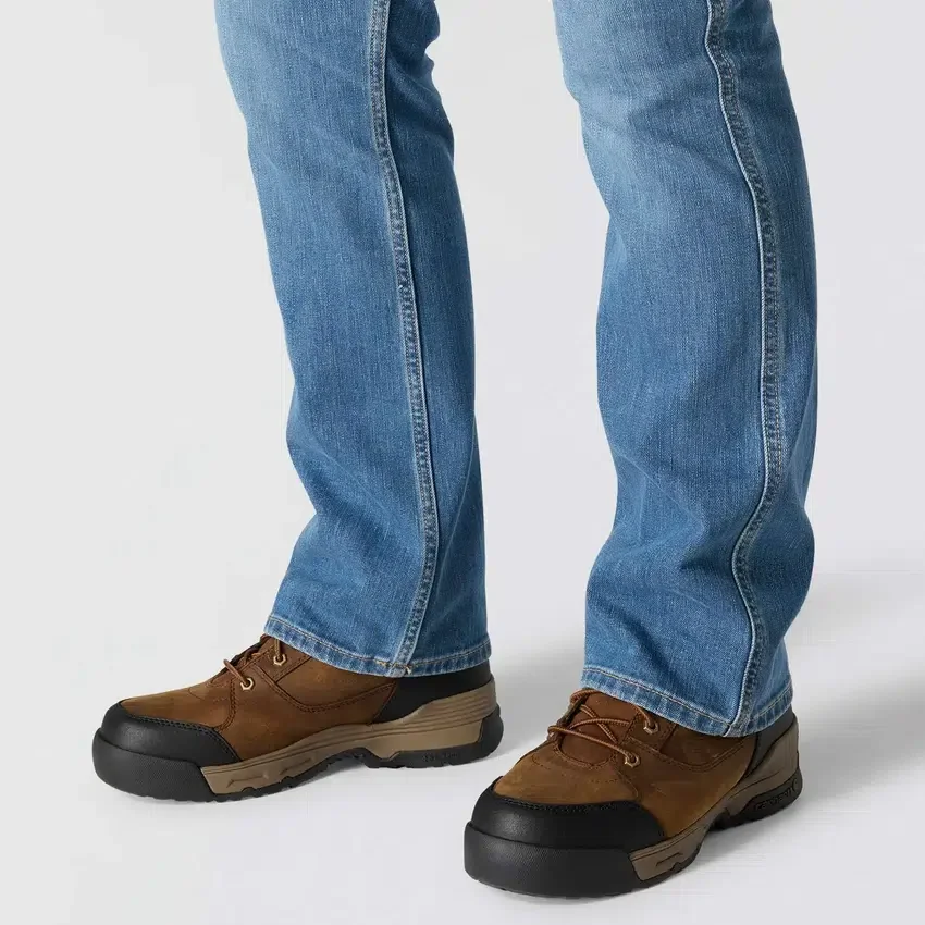 Erkek FR Gevşek Kesim Bootcut Rugged Flex Ateşe Dayanıklı İş Kot Pantolonu