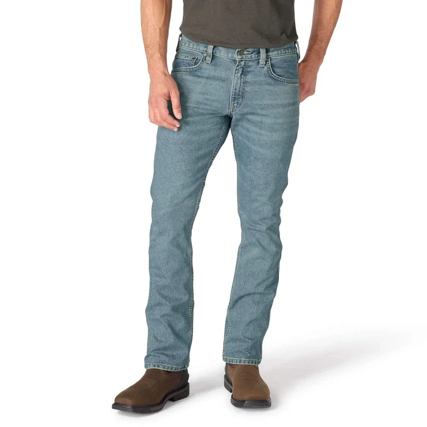 Erkek Geniş Kesim Bootcut Rugged Flex İş Kot Pantolonu
