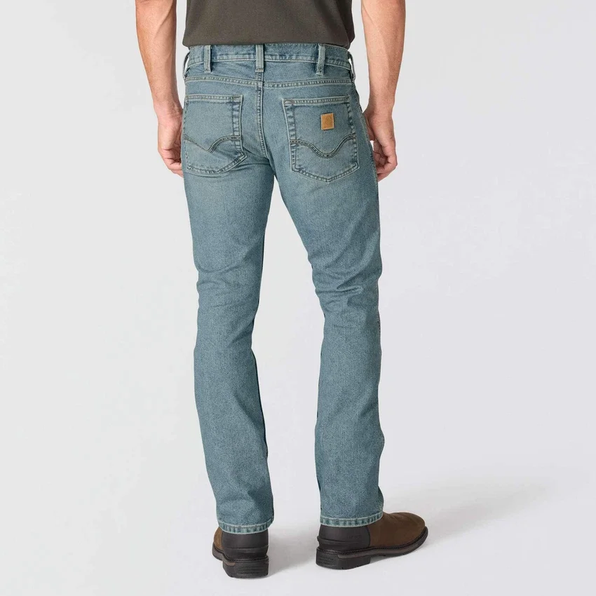 Erkek Geniş Kesim Bootcut Rugged Flex İş Kot Pantolonu
