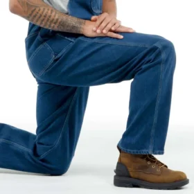Erkek Geniş Kesim Denim Tulum