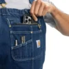 Erkek Geniş Kesim Denim Tulum