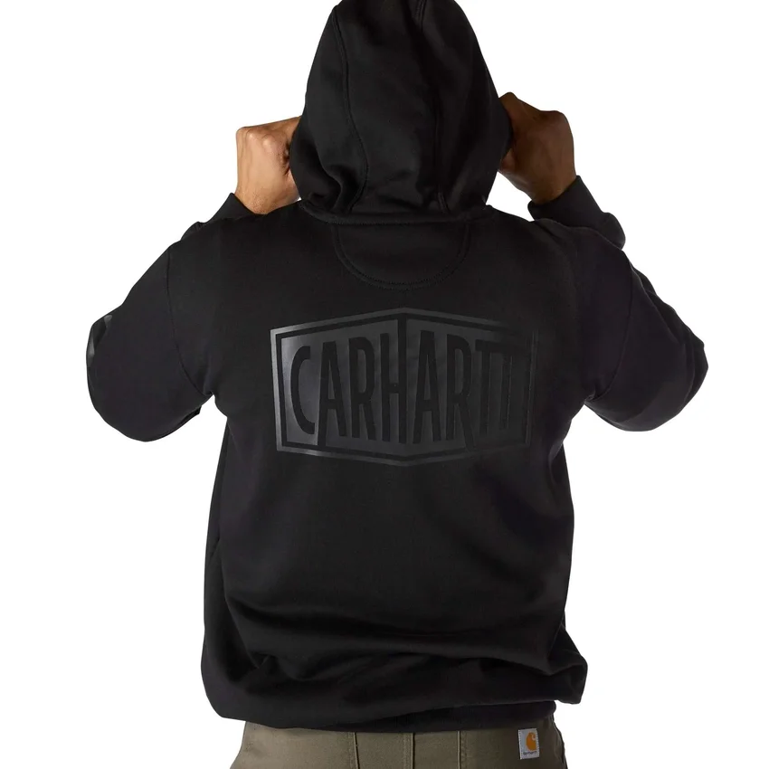 Erkek Geniş Kesim Orta Ağırlık Logo Desenli Kapüşonlu Sweatshirt - Rain Defender Kapüşonlu sweatshirtler