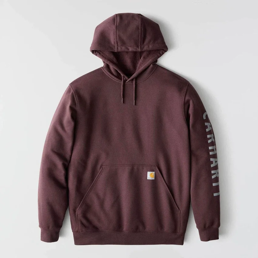 Erkek Geniş Kesim Orta Ağırlık Logo Desenli Kapüşonlu Sweatshirt - Rain Defender Kapüşonlu sweatshirtler