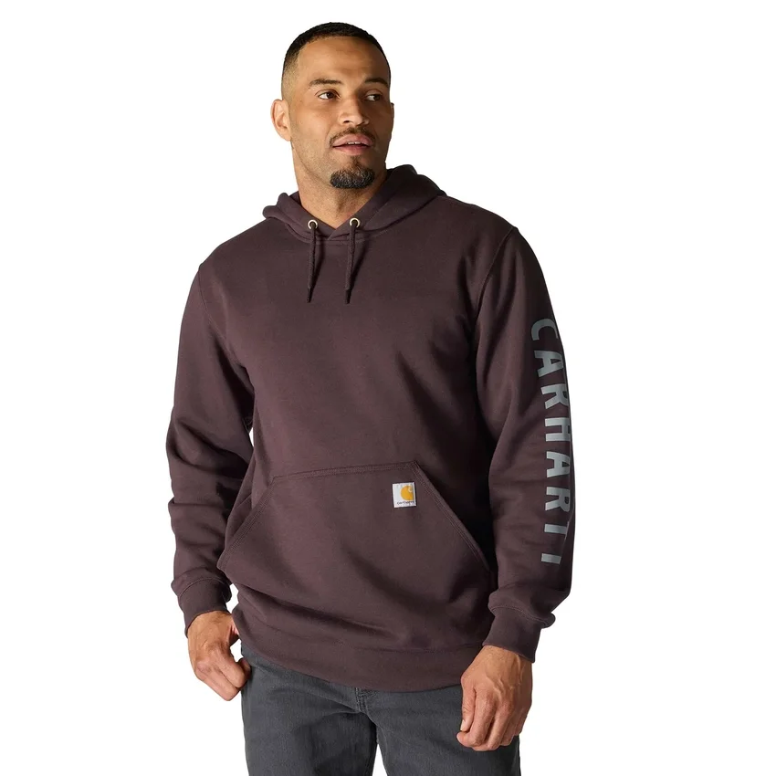 Erkek Geniş Kesim Orta Ağırlık Logo Desenli Kapüşonlu Sweatshirt - Rain Defender Kapüşonlu sweatshirtler