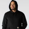 Erkek Geniş Kesim Orta Ağırlık Logo Desenli Kapüşonlu Sweatshirt - Rain Defender Kapüşonlu sweatshirtler