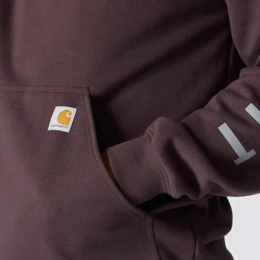 Erkek Geniş Kesim Orta Ağırlık Logo Desenli Kapüşonlu Sweatshirt - Rain Defender Kapüşonlu sweatshirtler