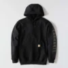 Erkek Geniş Kesim Orta Ağırlık Logo Desenli Kapüşonlu Sweatshirt - Rain Defender Kapüşonlu sweatshirtler