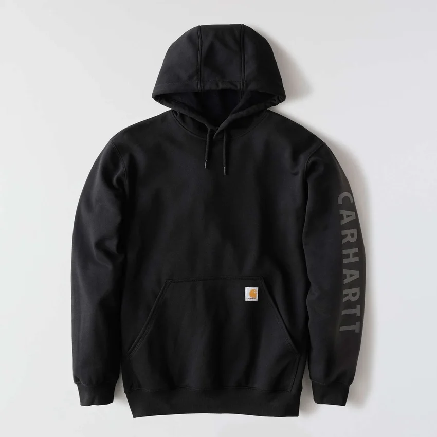 Erkek Geniş Kesim Orta Ağırlık Logo Desenli Kapüşonlu Sweatshirt - Rain Defender Kapüşonlu sweatshirtler