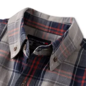 Erkek Geniş Kesim Uzun Kolluklu Twill Ekose Gömlek – Alev Dirençli Gömlekler