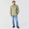 Erkek Geniş Kesim Uzun Kolluklu Twill Ekose Gömlek - Alev Dirençli Gömlekler